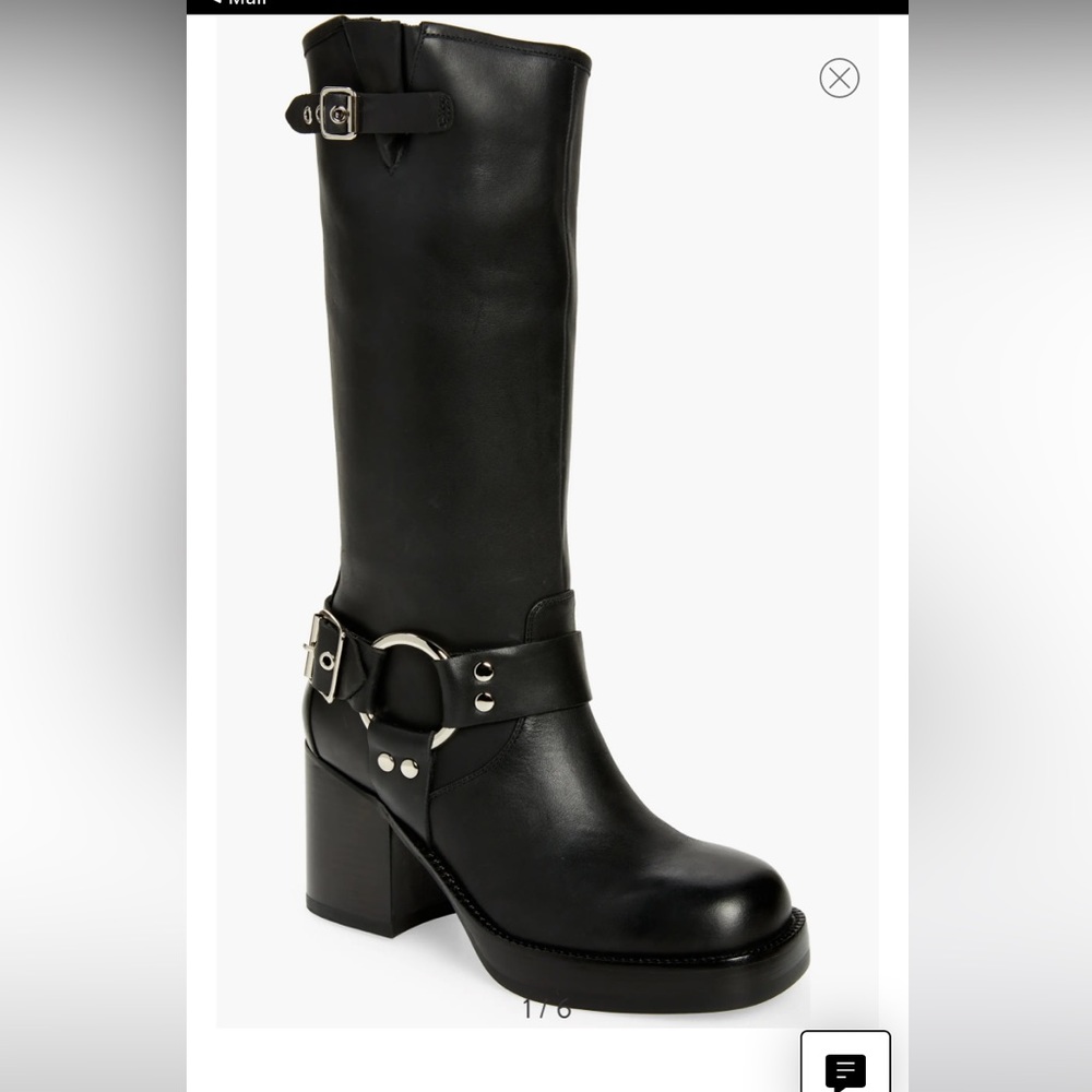 Jeffery Campbell Punk-Zine Tall Boot